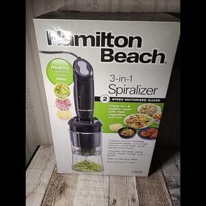 Hamilton Beach 3-in-1 Spiralizer 2 Speed Electric Slicer